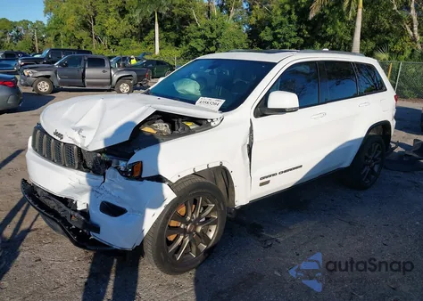 2016 Jeep Grand Cherokee Limited 75Th Anniversary z USA, uszkodzony, nr VIN 1C4RJEBG6GC382474